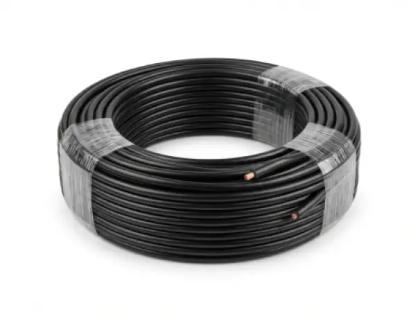 Fil de cuivre AKT 4,0 mm² isolé en PVC – Noir et rouge, 100 mètres