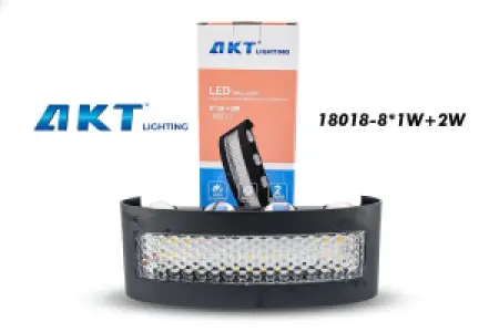 Applique Murale LED AKT – Modèle 18018 – 8×1W / 8×1W+2W – Lampe Murale Intérieur & Extérieur (IP65)