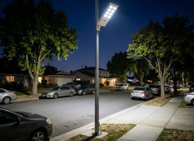 Lampadaire Solaire LED AKT 200W – 2800Lm (Modèle AKT-LD21007-8T-200W)