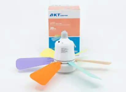 AKT LED Fan Lamp 20W – 1100Lm 16.5 Inch Ceiling Fan Light (Model NH-CP081)