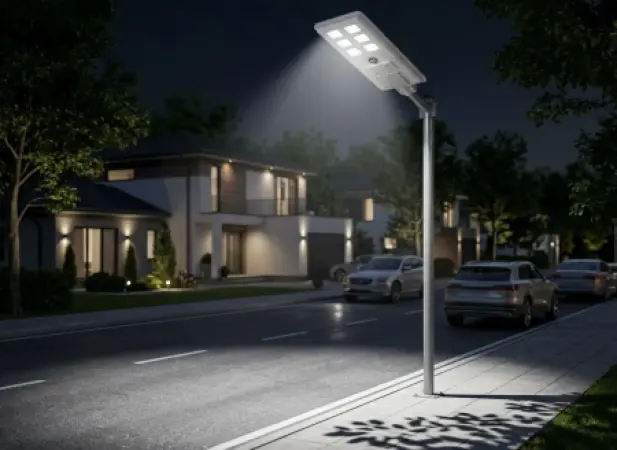 Lampadaire Solaire LED AKT 400W – 4800Lm (Modèle AKT-LD21006-6T-400W)