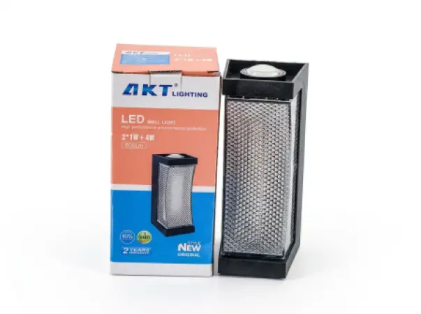 AKT LED Wall Light – Model 18014-2x1W+4W, 3000K, 600LM, IP65
