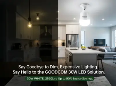 GOODCOM 30W LED Bulb E27 2520Lm Energy Saving Lamp