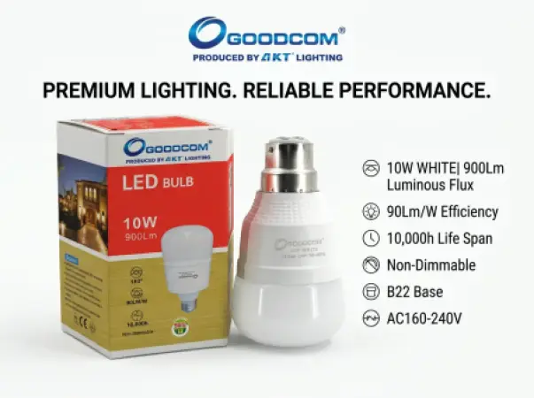 GOODCOM 10W LED Bulb B22 – 900 Lumens Energy Saving Light