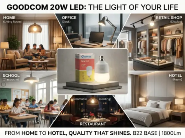 GOODCOM 20W LED Bulb B22 – 1800 Lumens Energy Saving Light