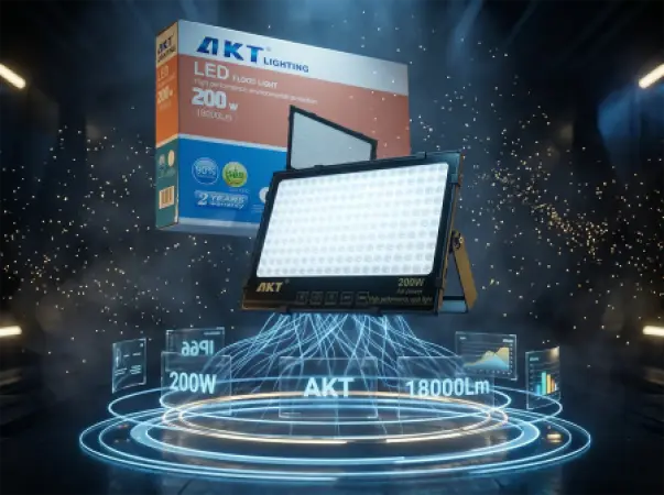 AKT LED Flood Light 200W (Black Housing) – Model AKT-TGD12017-200W