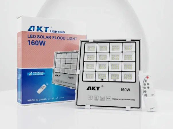 Projecteur Solaire LED AKT 160W (Blanc) – Modèle AKT-STD-2A160P10YK/160W