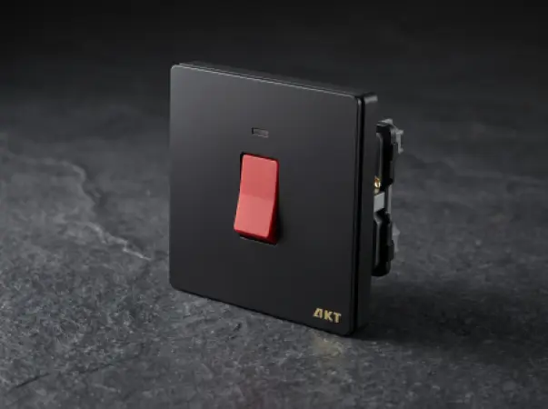 AKT Série B6 Noire Interrupteur Chauffe-Eau 20A avec Voyant – SQTQTD0000091