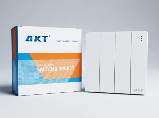 Interrupteur Double Allumage 4 Gangues 2 Directions AKT B6 Série Blanche – SQTQTD0000075