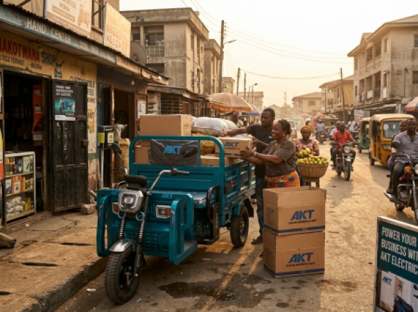 AKT Electric Tricycle – 4000W Motor, 58Ah Lead-Acid Battery